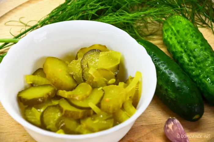 Огурцы пикули кружочками на зиму